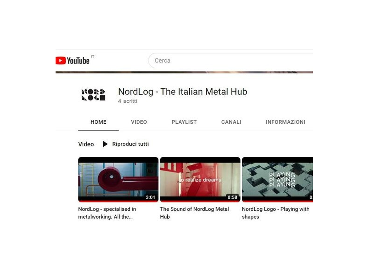 NORDLOG - THE ITALIAN METAL HUB- IS NOW ON YOUTUBE